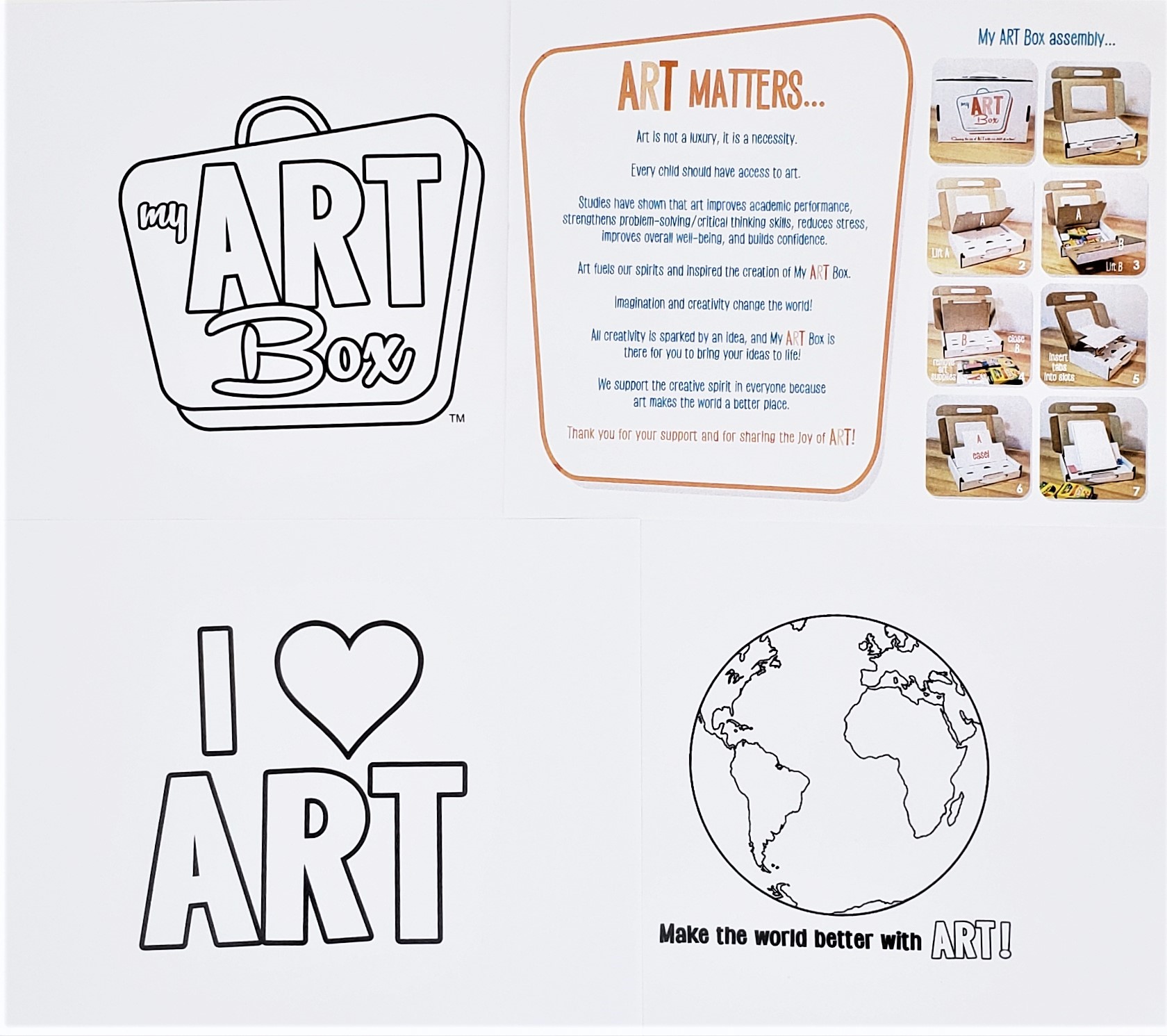 My ART Box Coloring Pages | My ART Box